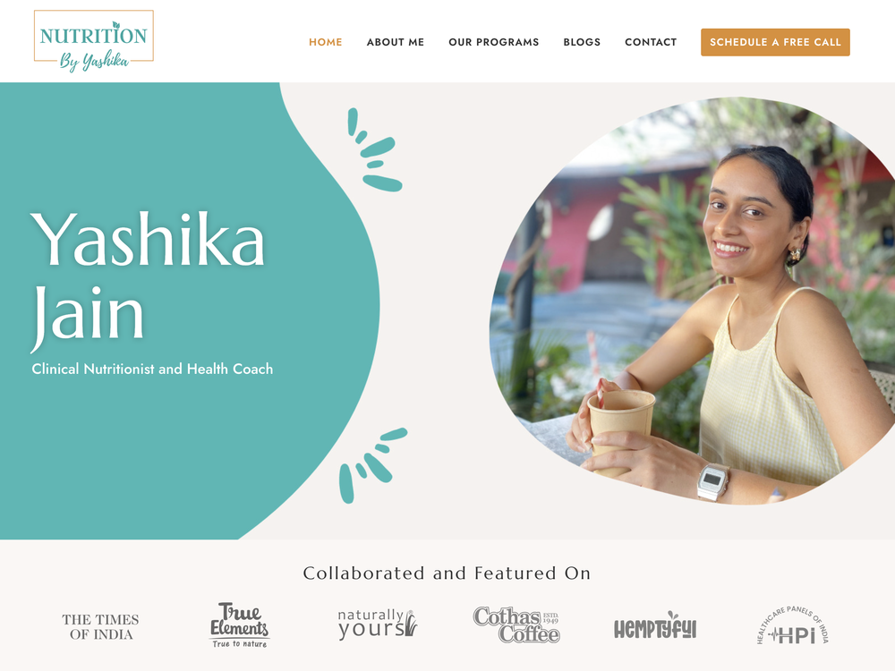 Build a Clinical Nutrition & Health Coach Website