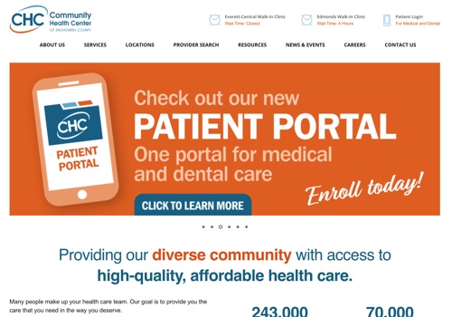 Community Health Center - Local SEO, Website