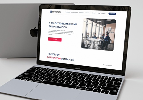 IT Company Website on Laravel