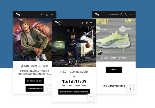 PUMA goes for headless PWA in 3 key markets