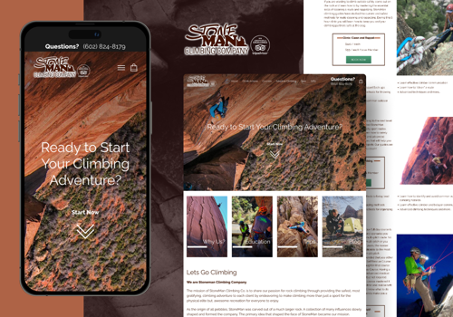 New WordPress Website for Stoneman Climbing
