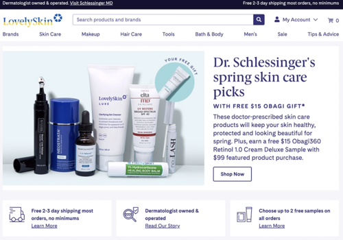 LovelySkin redesigns & sees AOV & conversion lifts