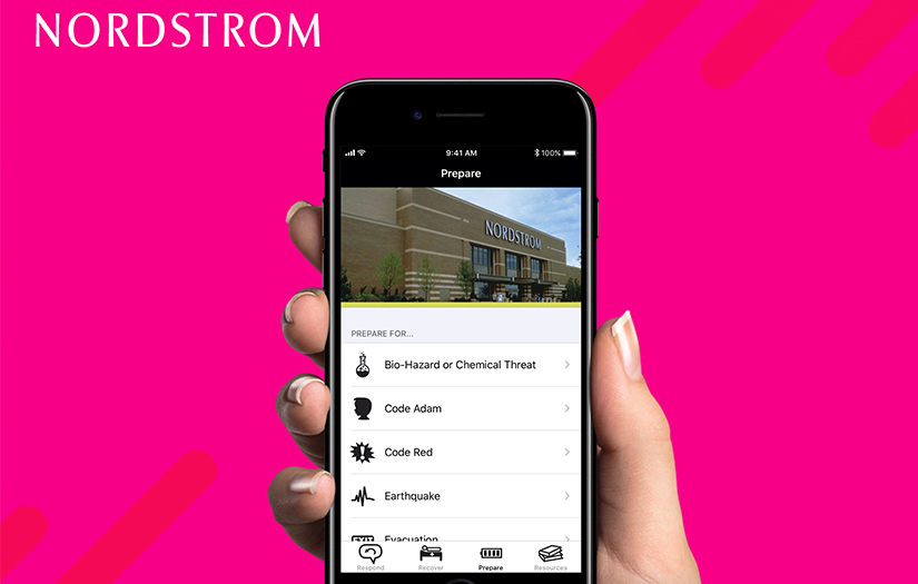Nordstrom - Informing thousands of American employees hrough an app