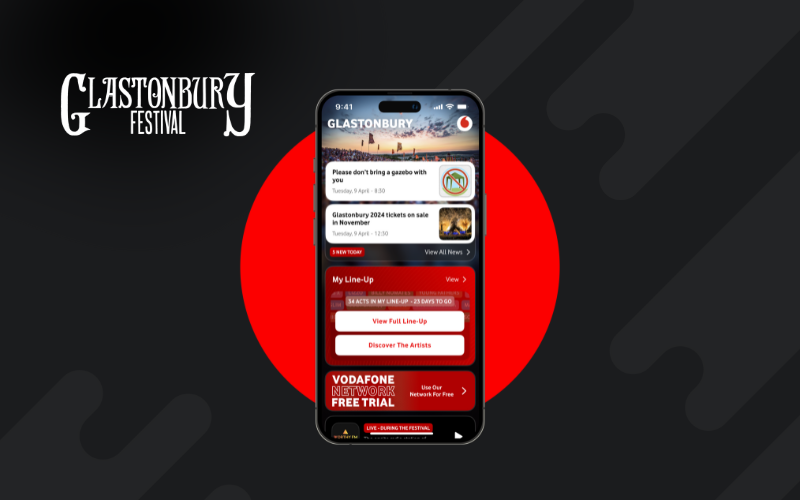 Glastonbury Festival - An app to truly elevate the festival experience for every attendee