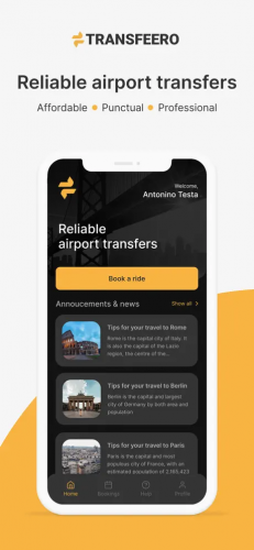 TRANSFEERO - Your Personal Chauffeur Service App