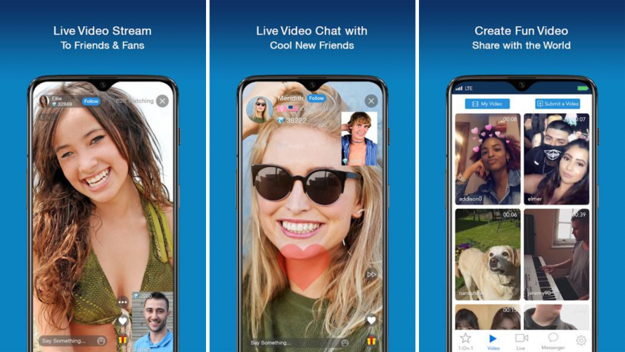 Cake live stream video chat