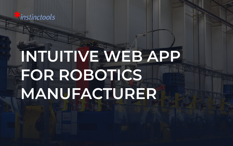 Web App For Robotics Manufacturer