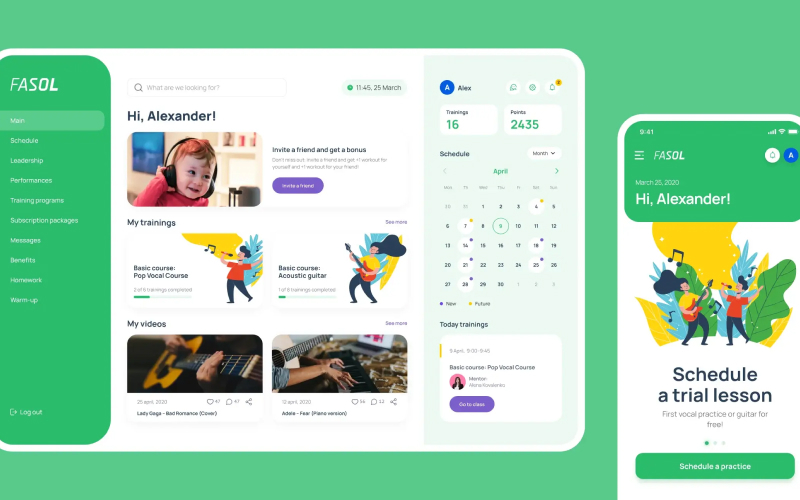 LMS developed by Plavno