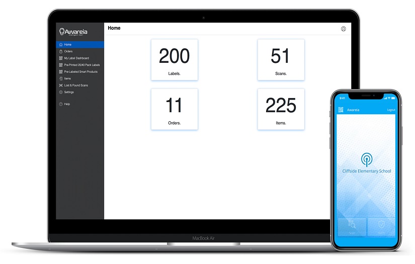 Awareia Intelligent Alert QR scanner
