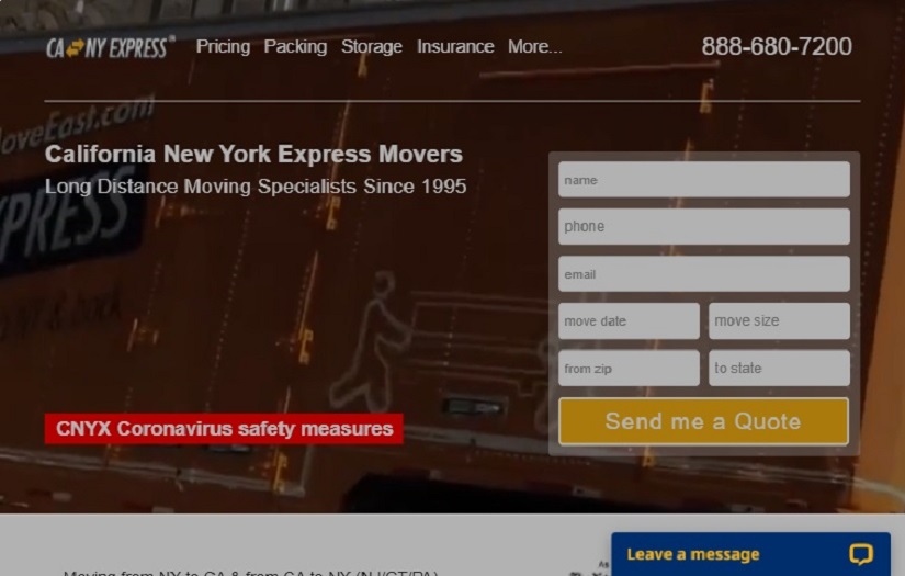 California New York Express Movers