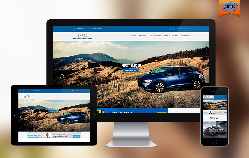 IVN International Vehicle Network Website
