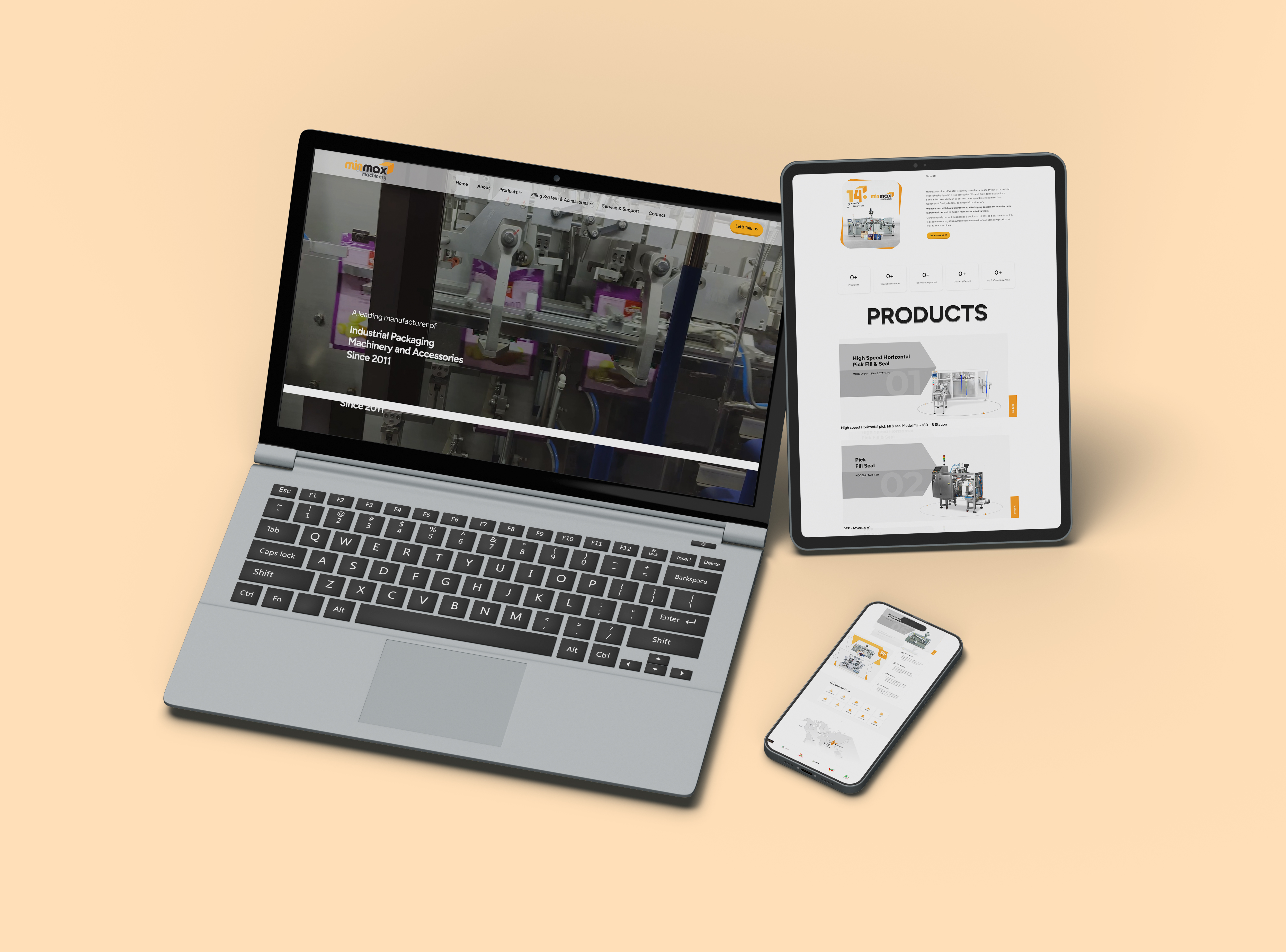 Minmax Packaging – Corporate Website Development